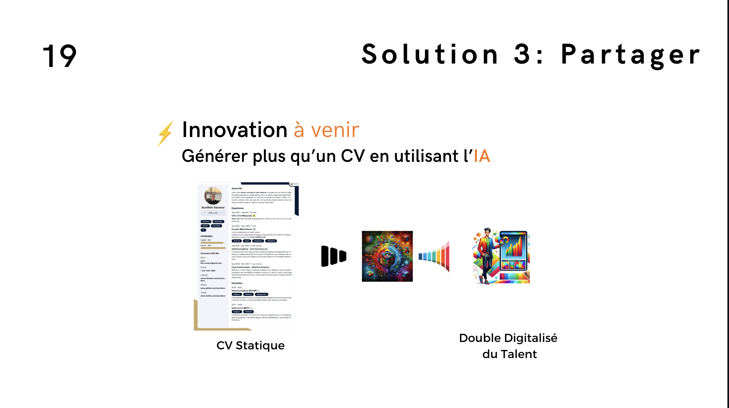 ✨ CV intelligent propulsé à l'IA